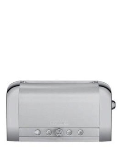 Magimix Brushed Stainless Steel 4-Slice, Long Slot Toaster